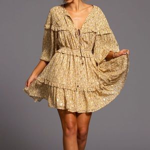 Bishop & Young Afterglow Boho Dress size small